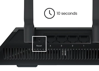netgear router hard reset